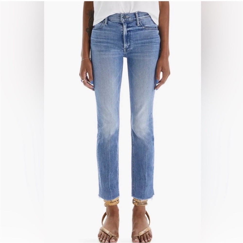 MOTHER Blue Ankle & Cropped Jeans